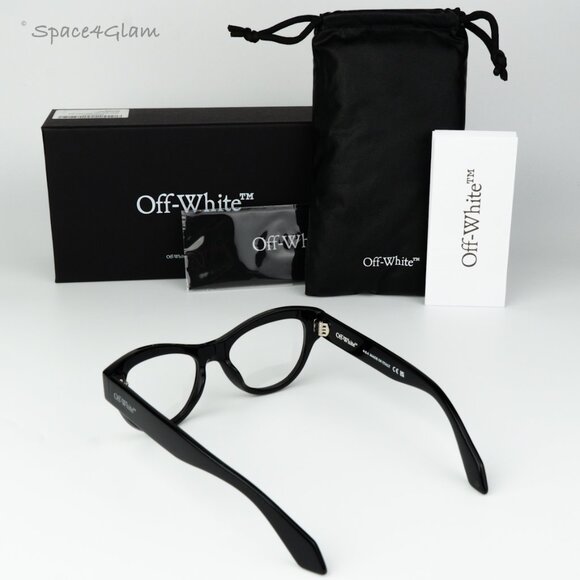 Off-White Men Eyeglasses Black Square OERJ076 STYLE 76 1000 NEW AUTHENTIC - Picture 8 of 8